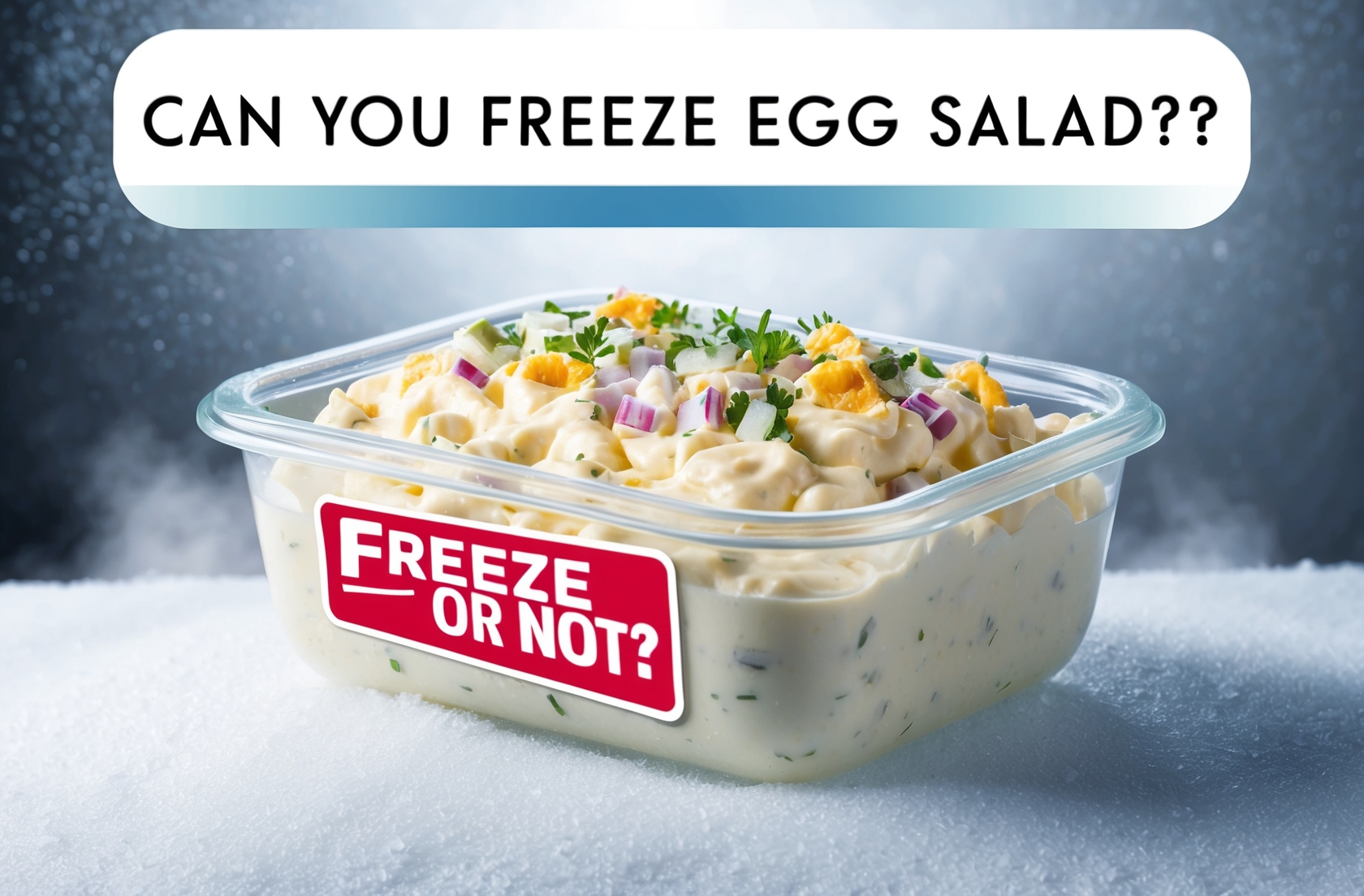 Can You Freeze Egg Salad