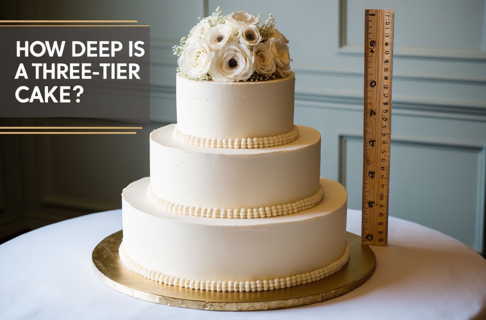 How Deep Is A Three Tier Cake