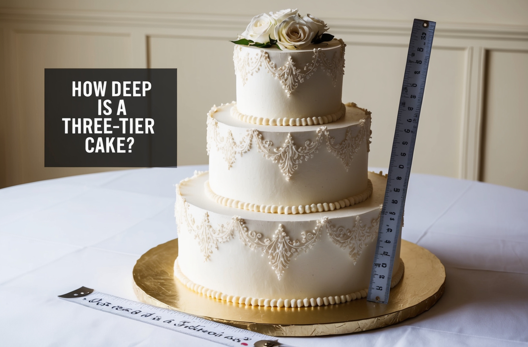 How Deep Is A Three Tier Cake