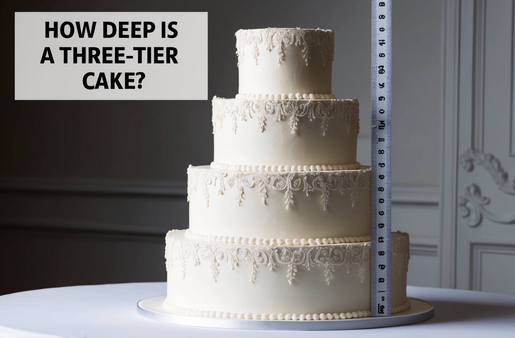 How Deep Is A Three Tier Cake