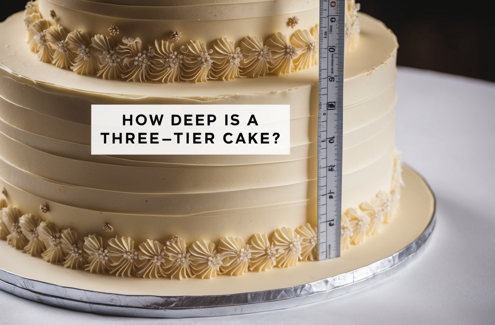 How Deep Is A Three Tier Cake