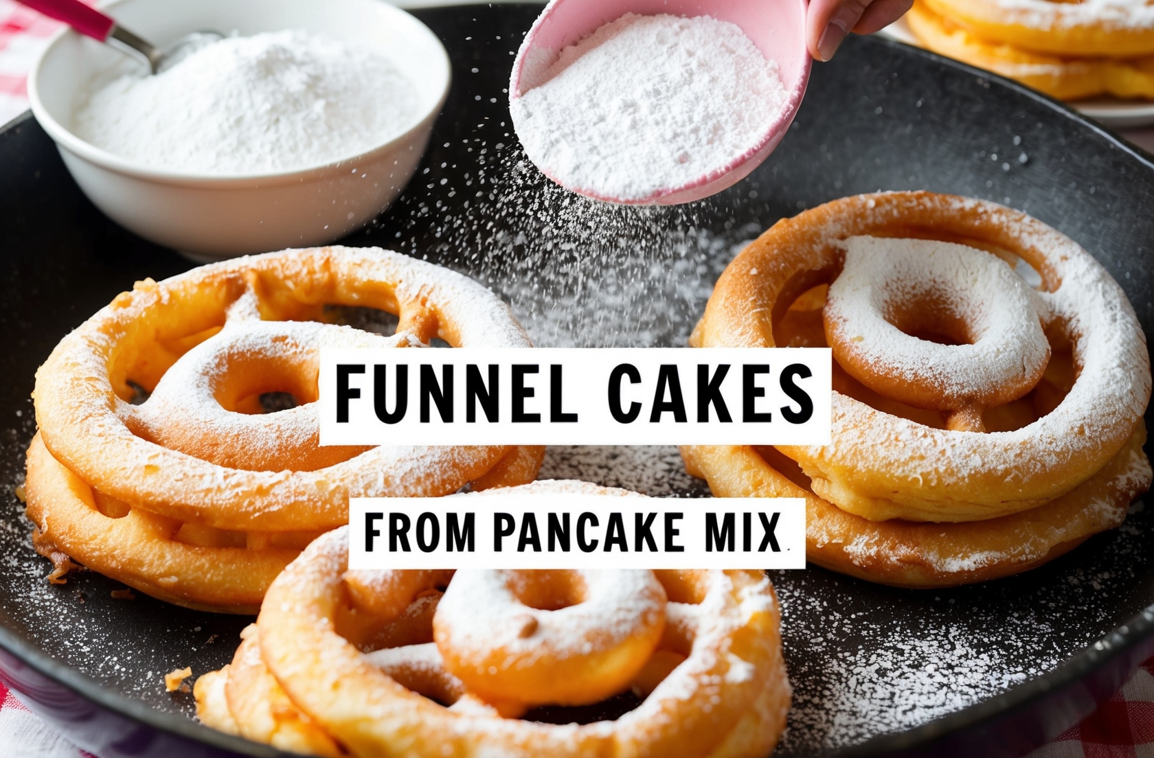 How Do I Make Funnel Cakes With Pancake Mix