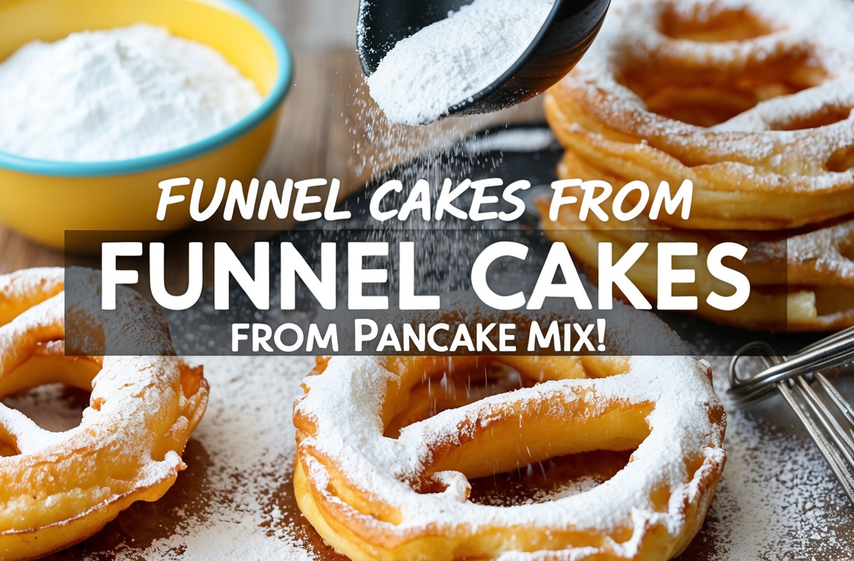 How Do I Make Funnel Cakes With Pancake Mix
