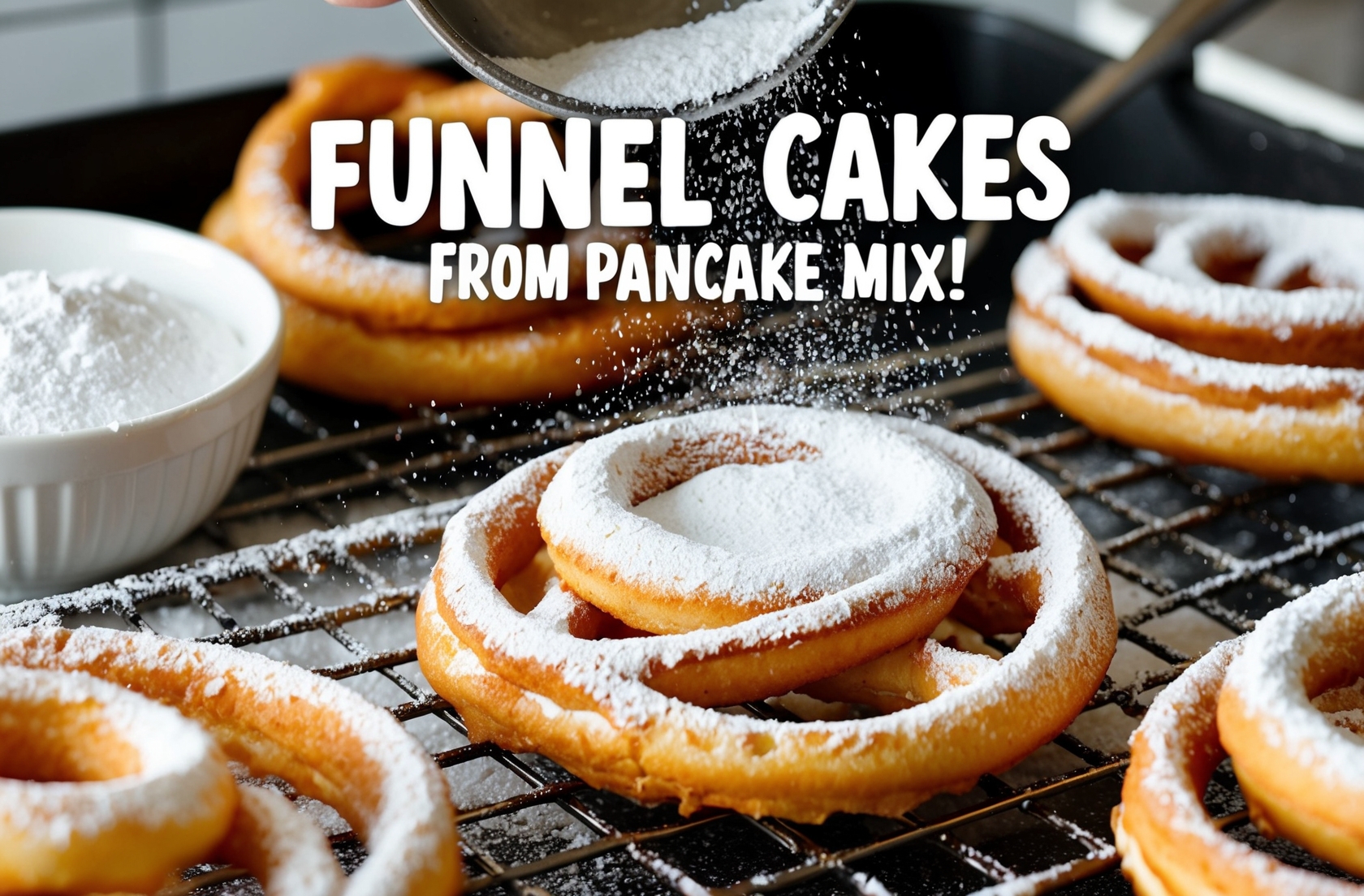 How Do I Make Funnel Cakes With Pancake Mix