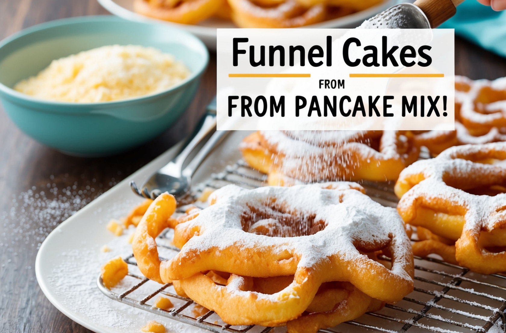 How Do I Make Funnel Cakes With Pancake Mix