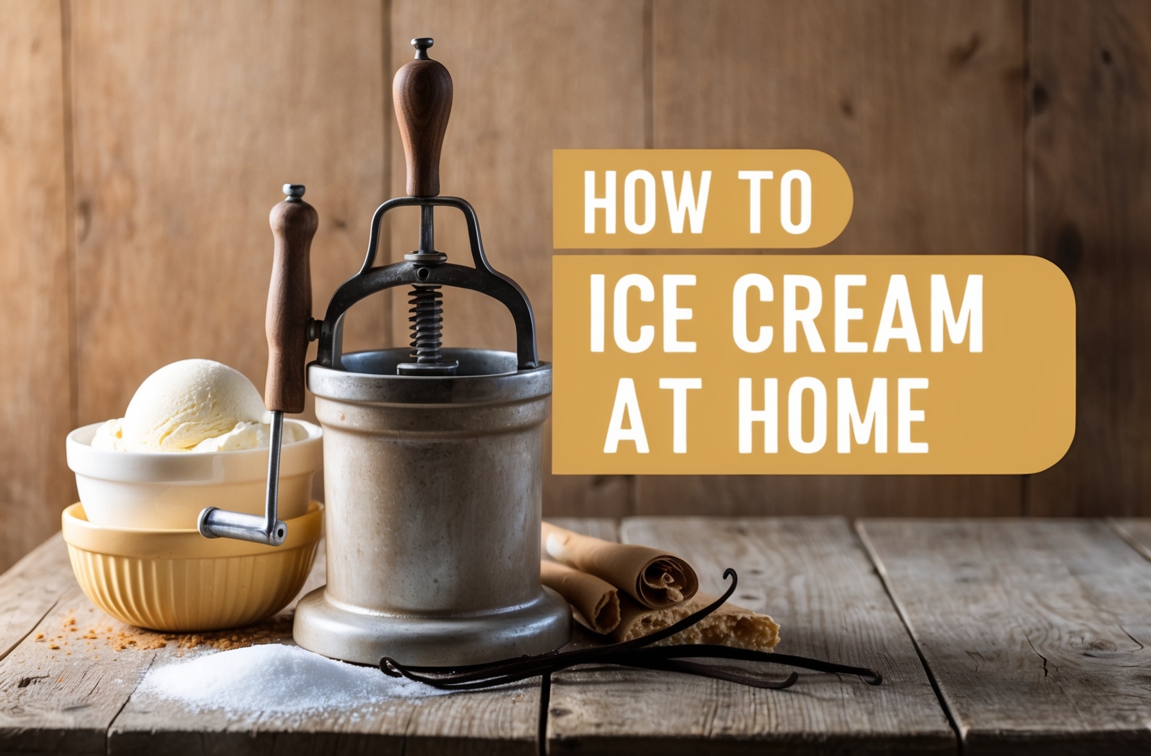 How Do I Make Ice Cream At Home