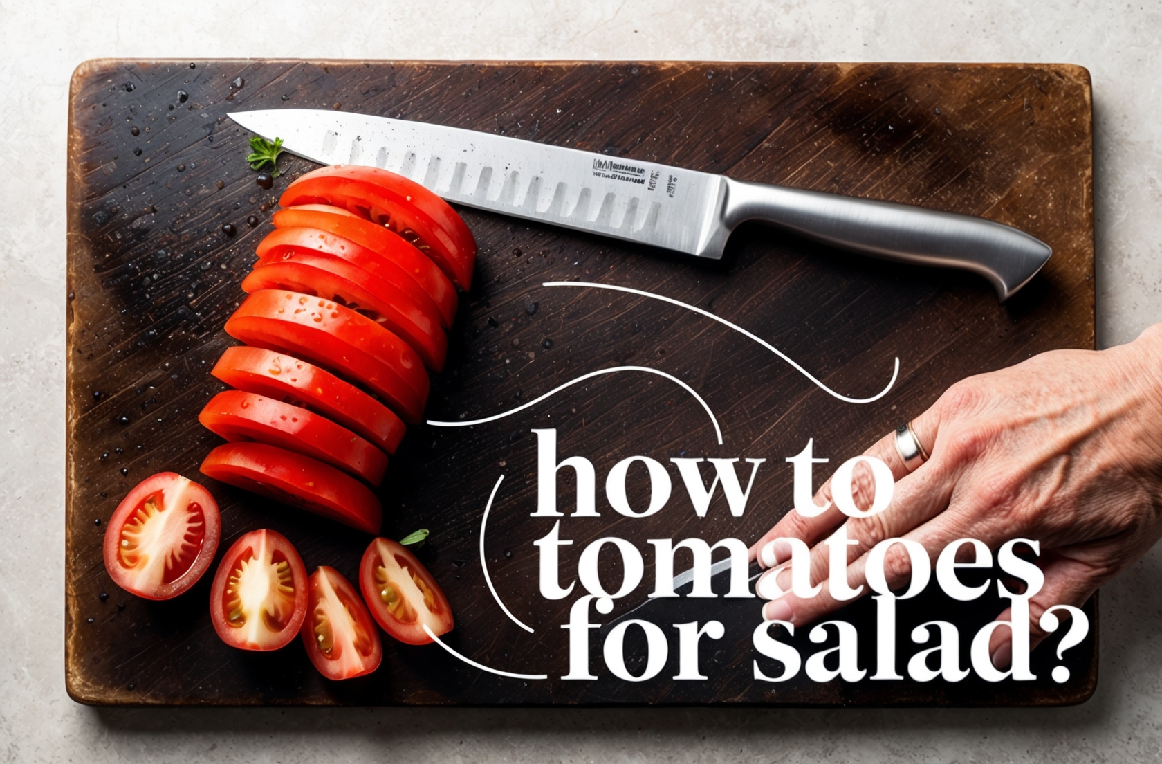 How To Cut Tomatoes For Salad