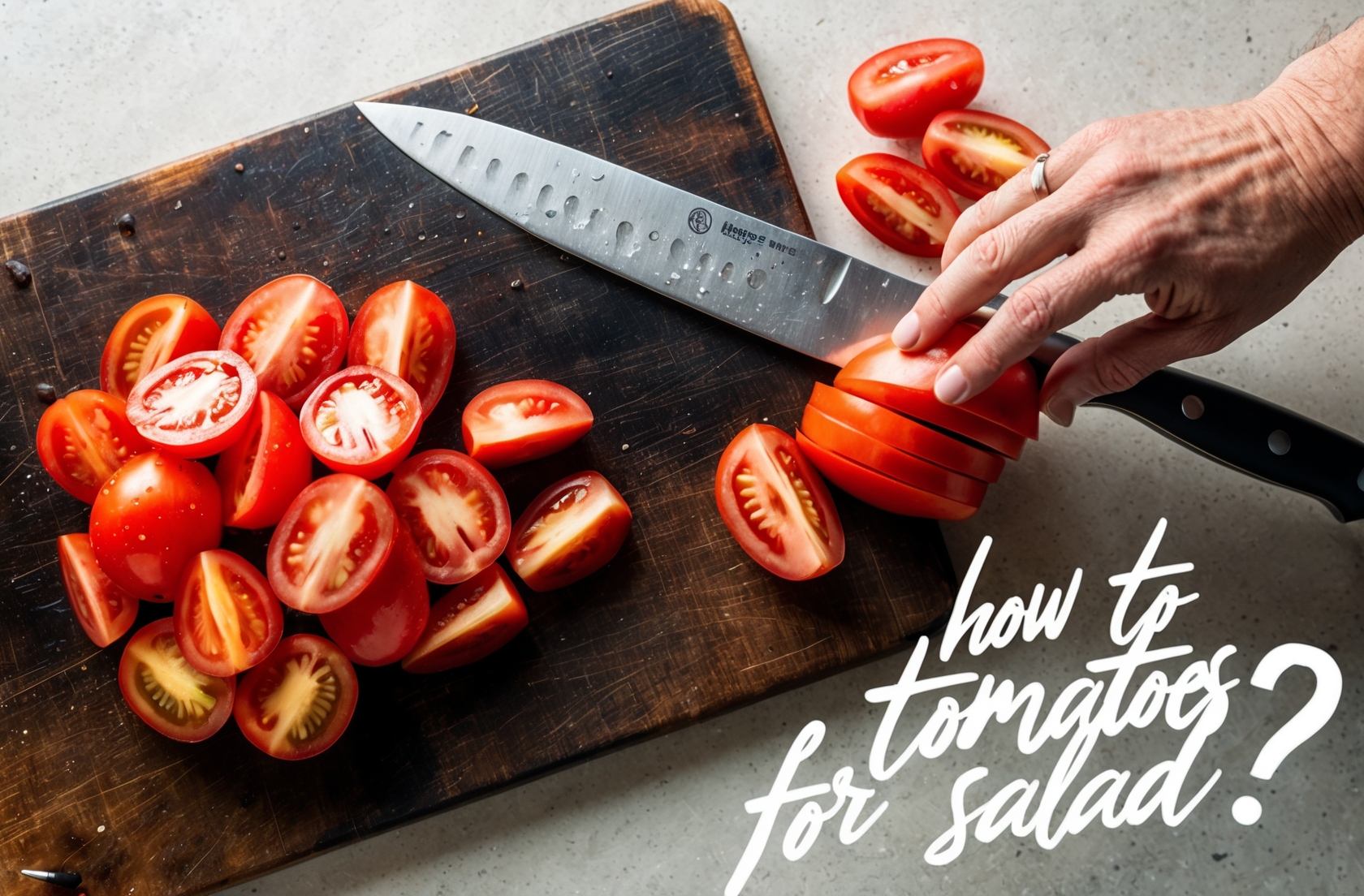 How To Cut Tomatoes For Salad