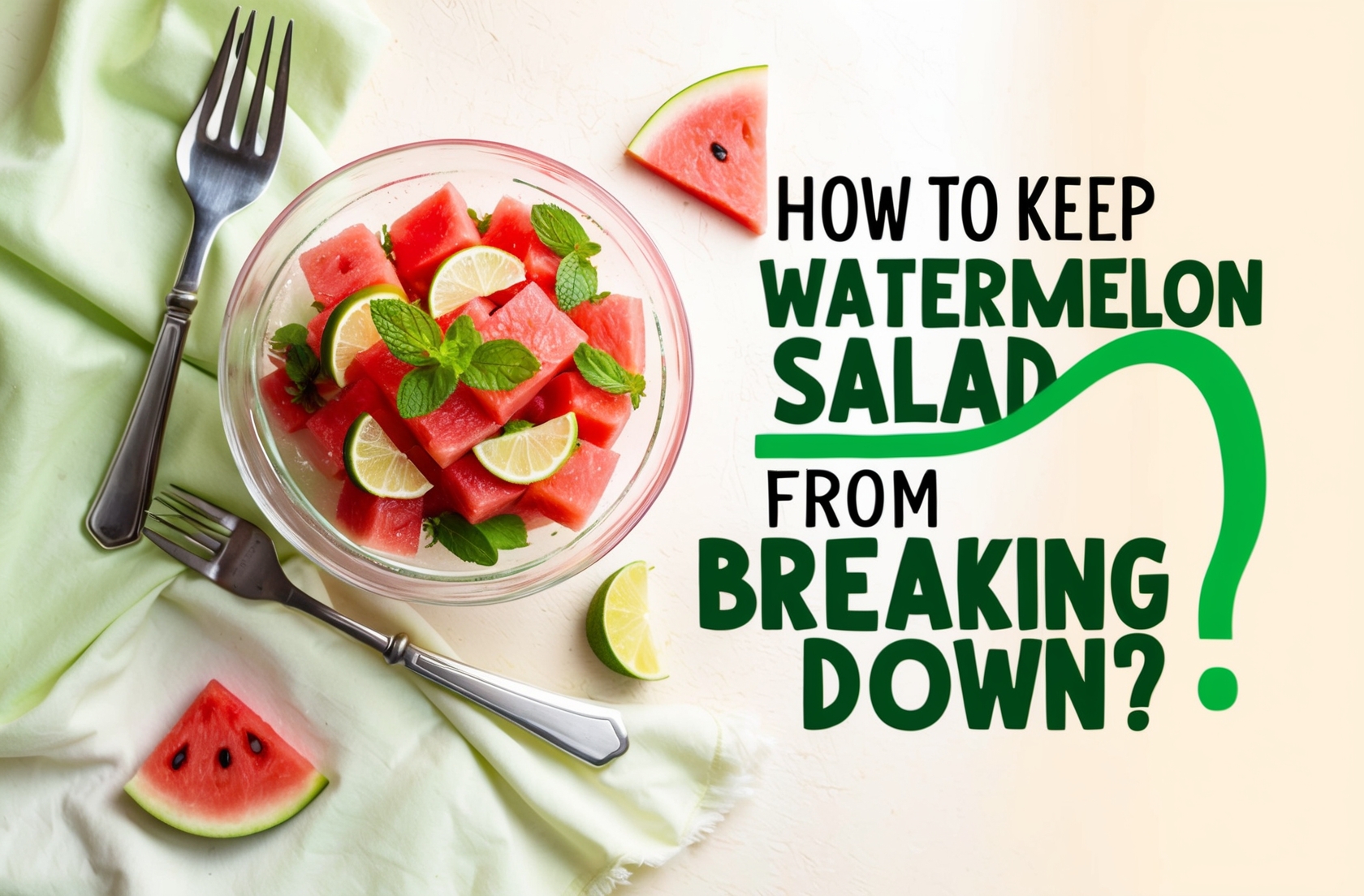 How To Keep Watermelon Salad From Breaking Down
