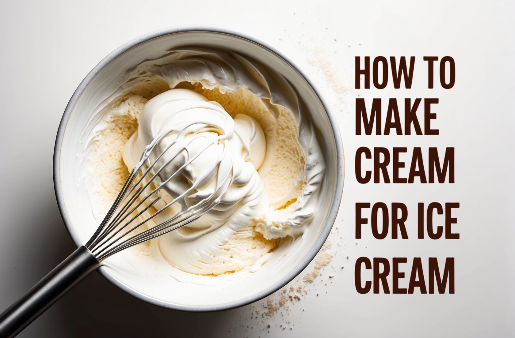 How To Make Cream For Ice Cream