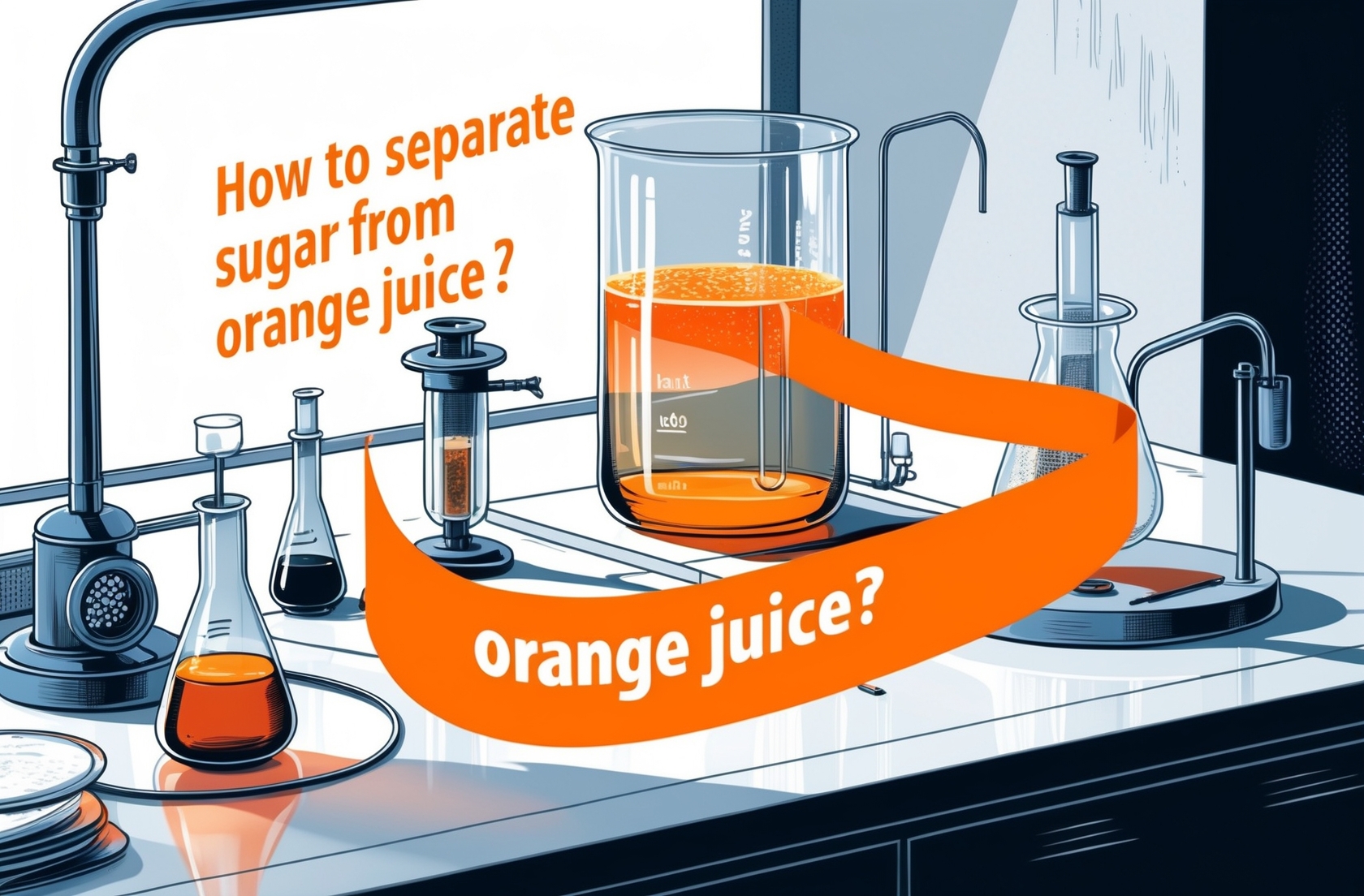 How To Separate Sugar From Orange Juice