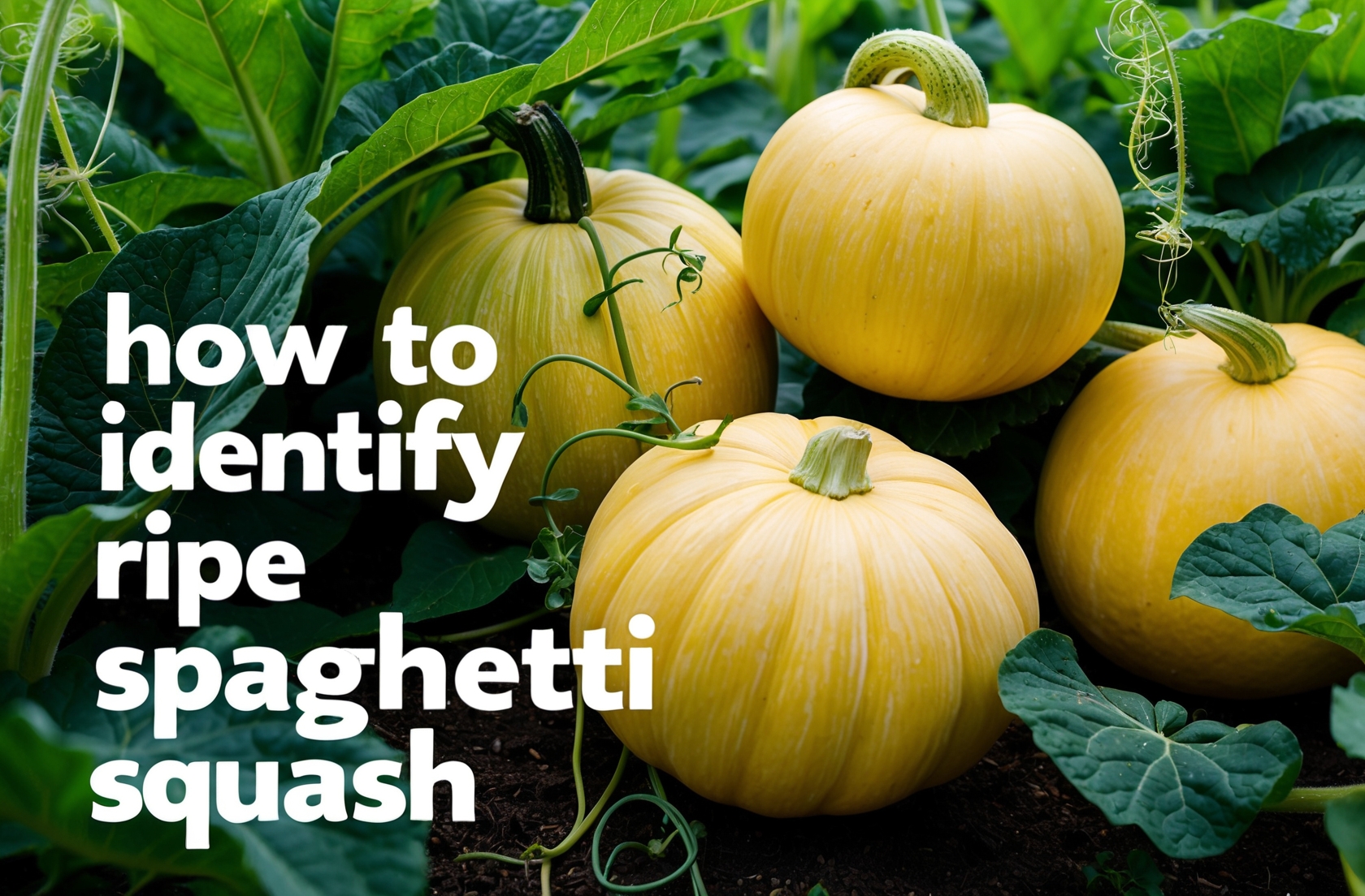 How To Tell If Spaghetti Squash Is Ripe