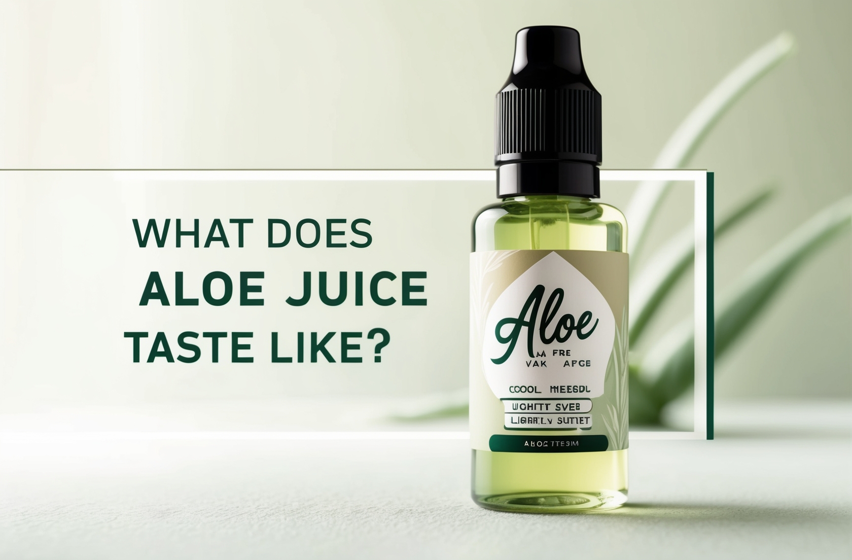 What Does Aloe Vape Juice Taste Like