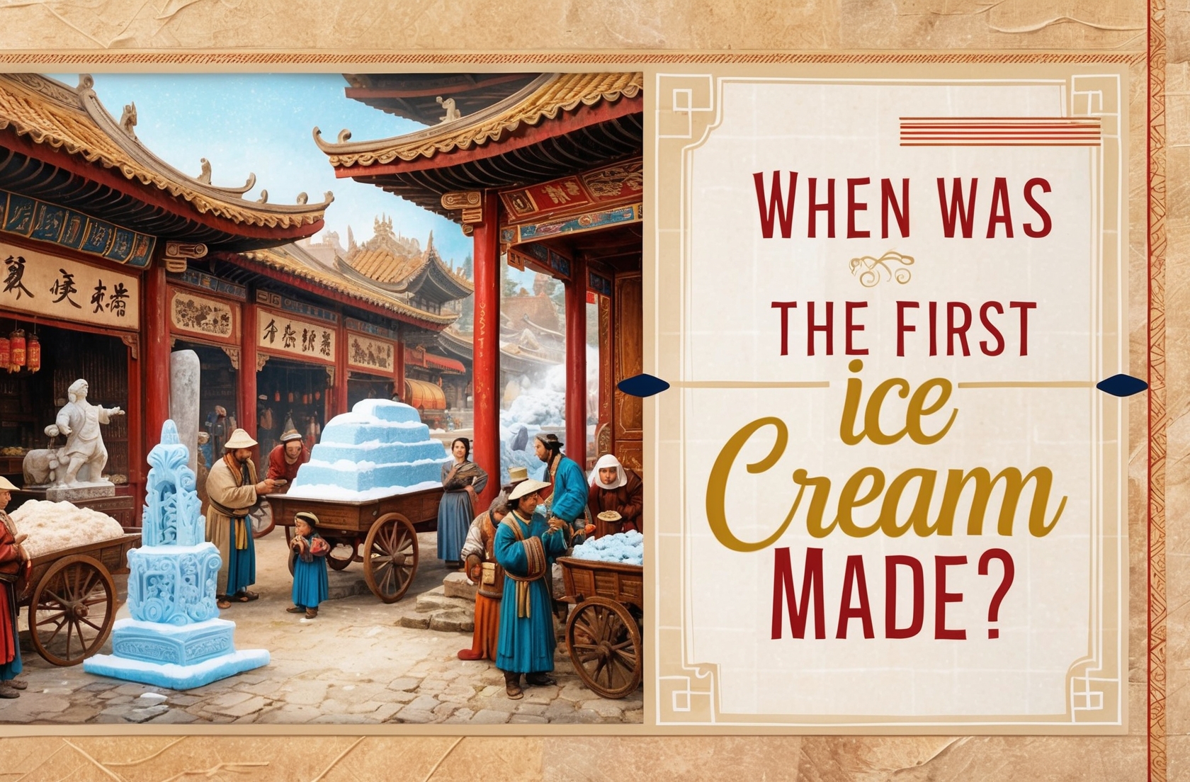 When Was The First Ice Cream Made