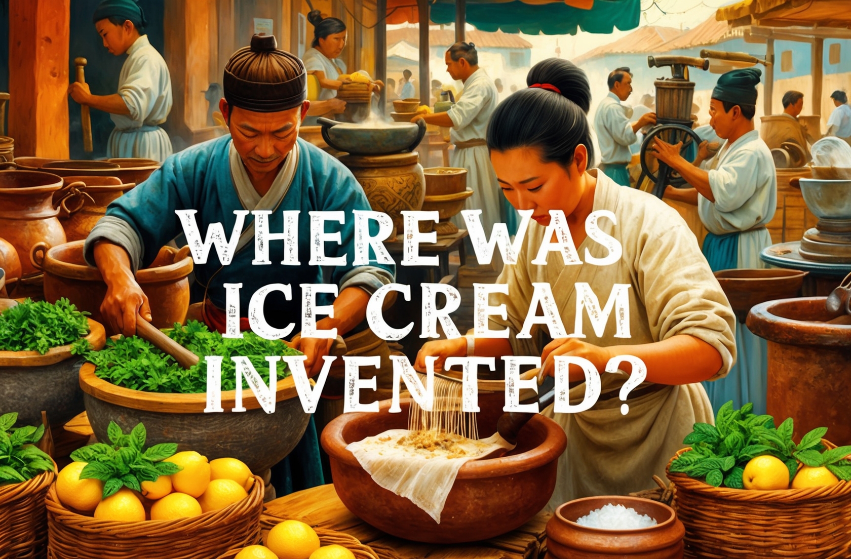 Where Was Invented Ice Cream