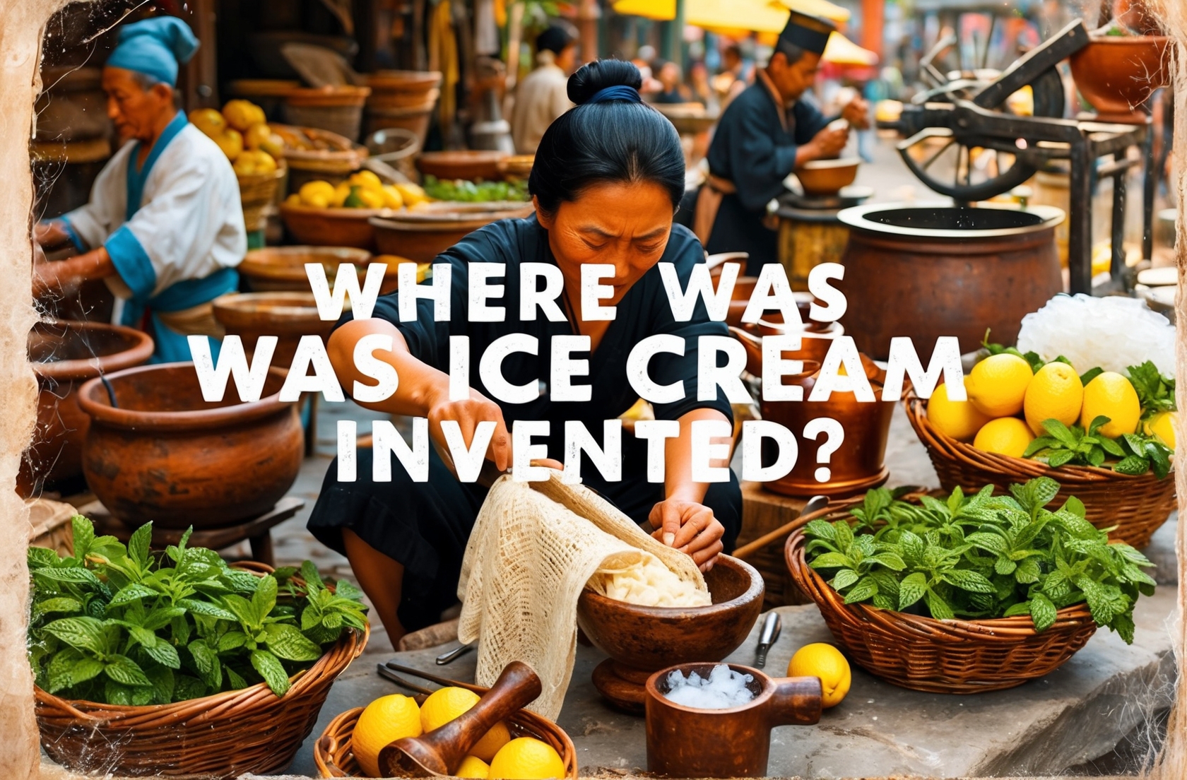 Where Was Invented Ice Cream