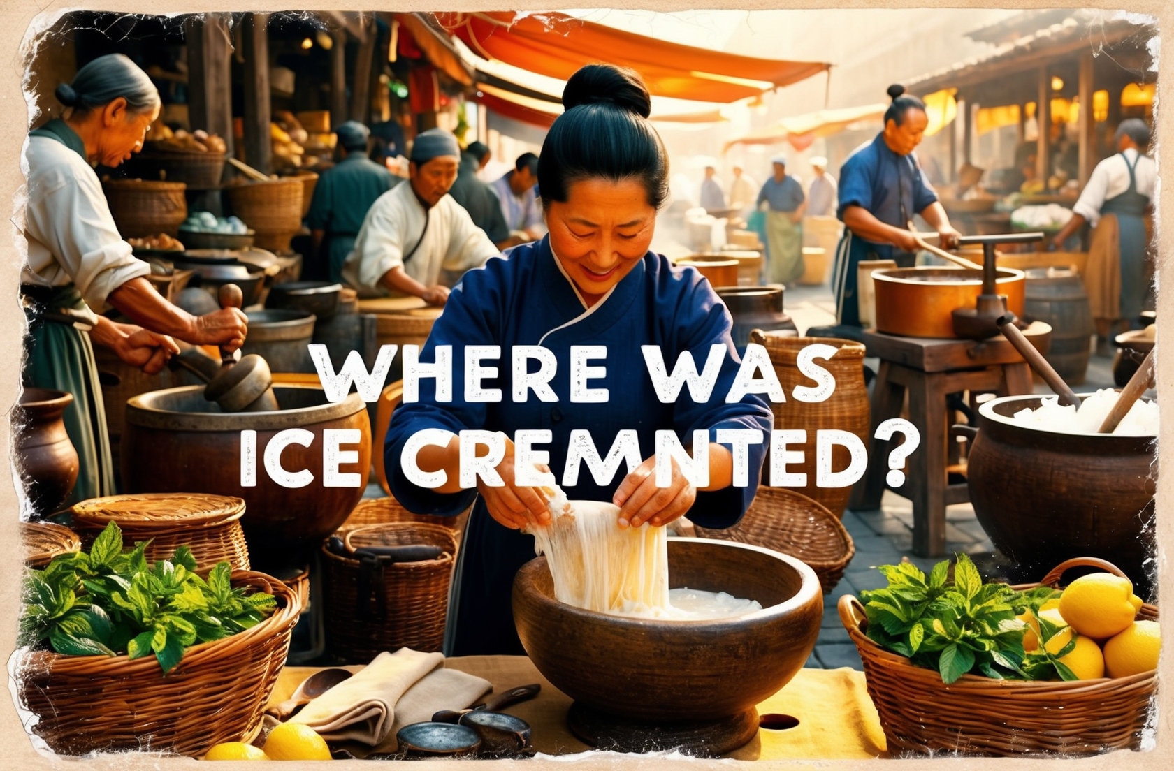 Where Was Invented Ice Cream