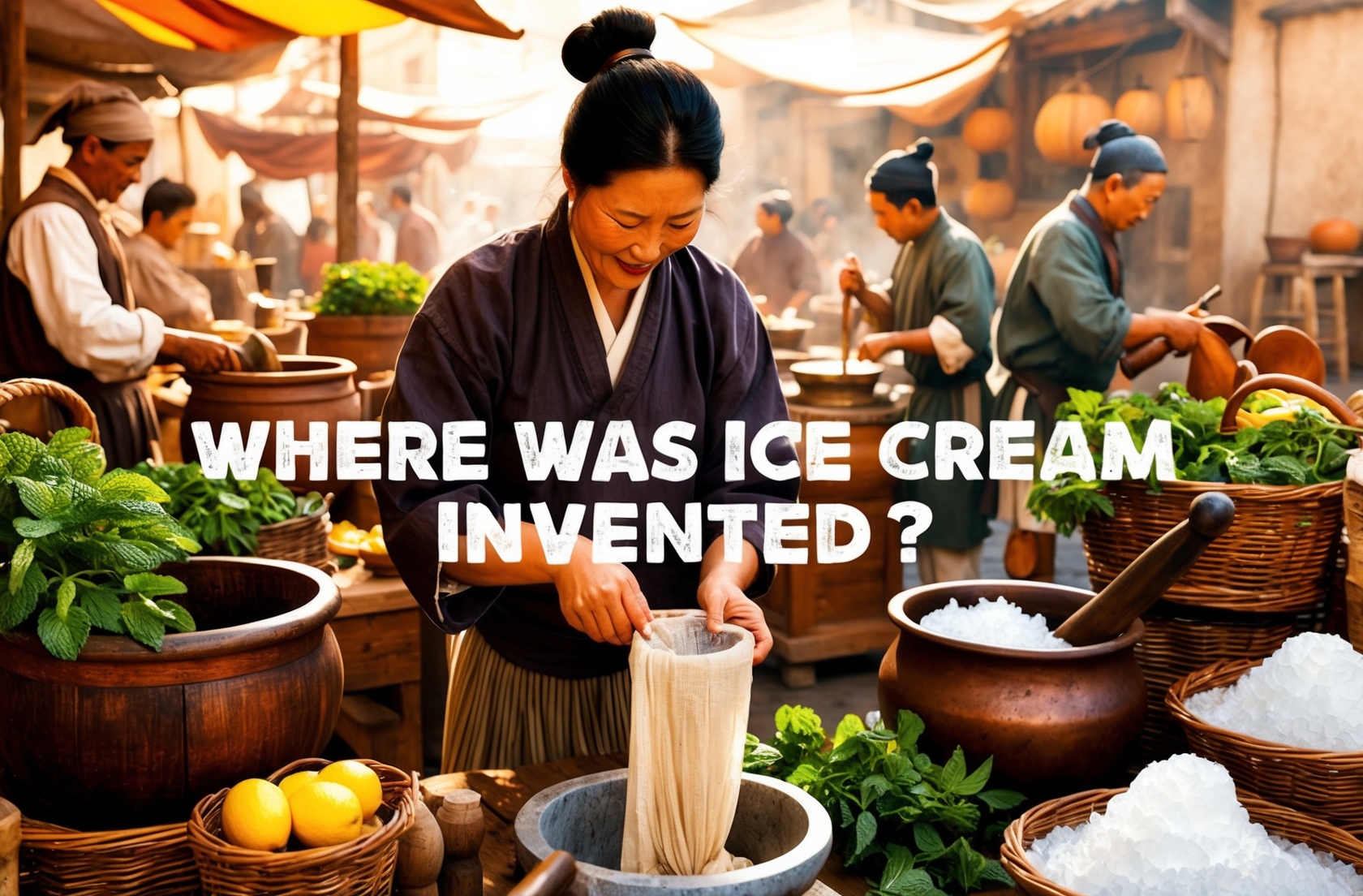 Where Was Invented Ice Cream